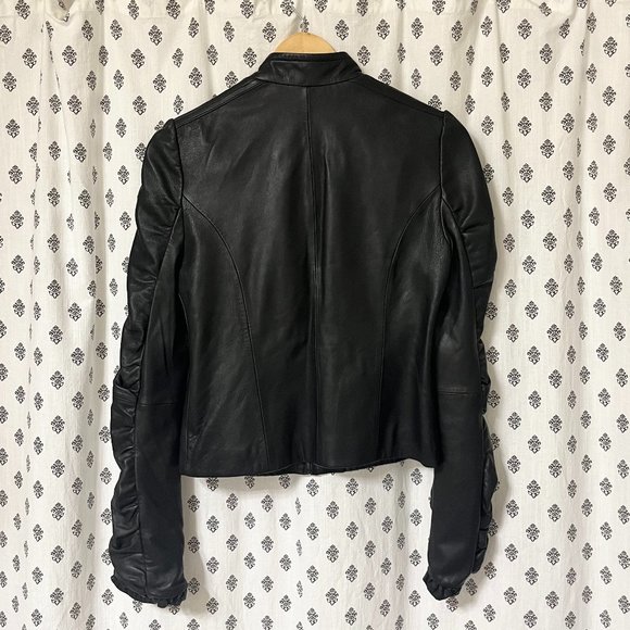 Black Leather Jacket | Genuine Leather - Picture 2 of 8